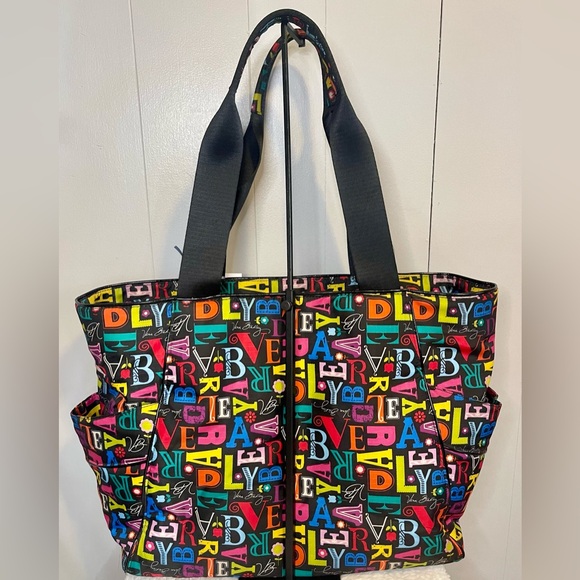 Vera Bradley “Retired” From A to Vera Collection Large Tote - Picture 2 of 6